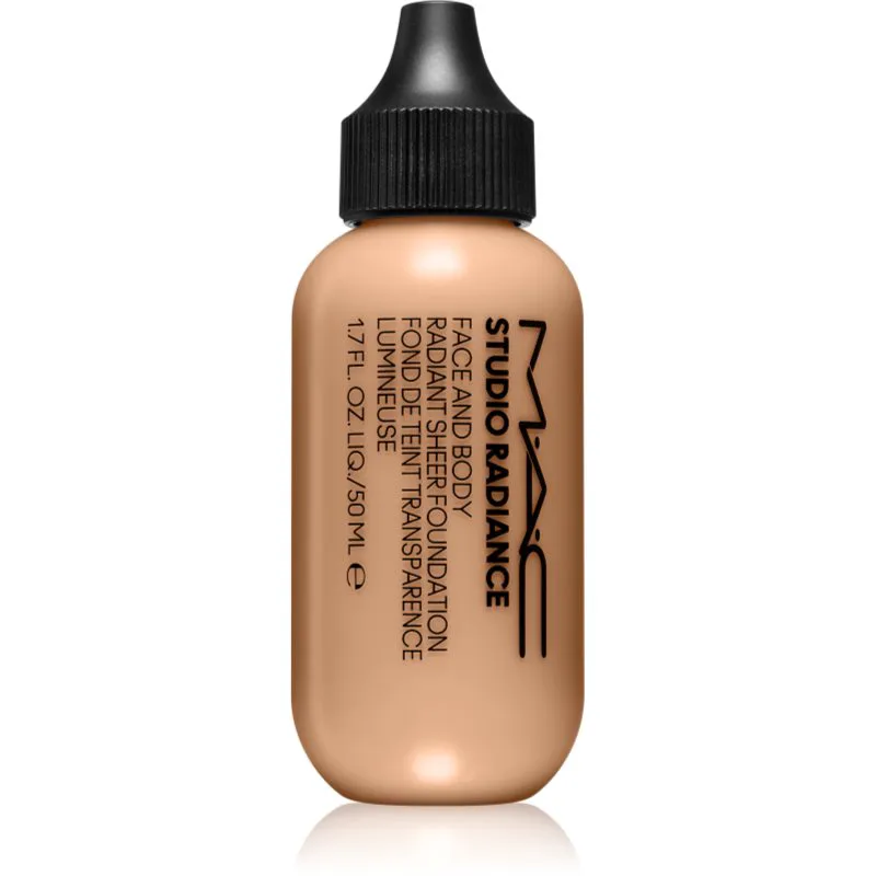 MAC Cosmetics Studio Radiance Face and Body Radiant Sheer Foundation Φωτεινό μακιγιάζ για πρόσωπο και σώμα απόχρωση N3 50 ml