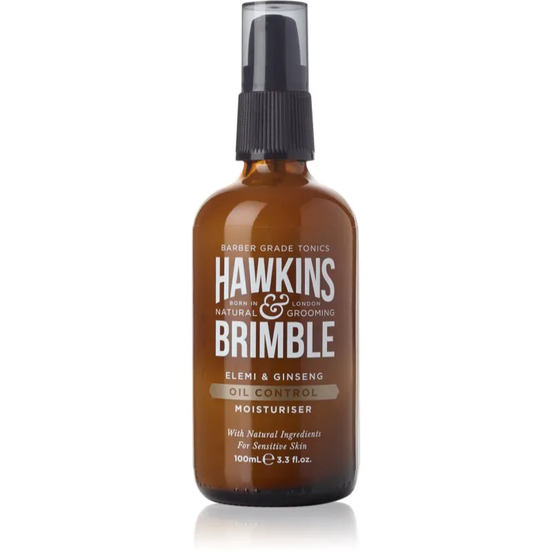 Hawkins & Brimble Oil Control Moisturiser ενυδατική κρέμα για λιπαρή επιδερμίδα για άντρες 100 ml