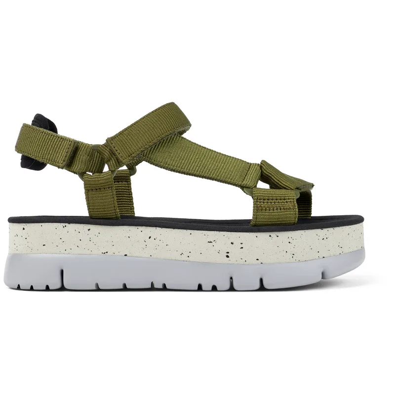 CAMPER Oruga Up - Πέδιλα Για Γυναικεία - Πράσινο, Μέγεθος 42, Cotton fabric