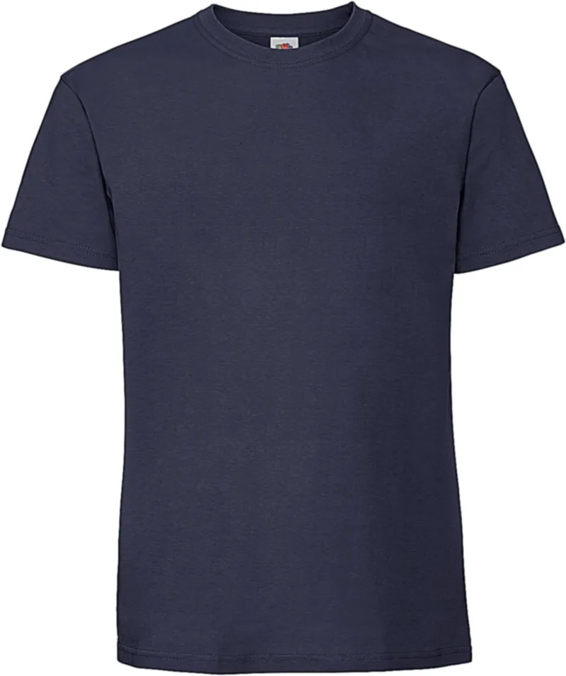 Ringspun Premium T-Shirt Iconic 195 Fruit of the Loom 61-422-0 Navy