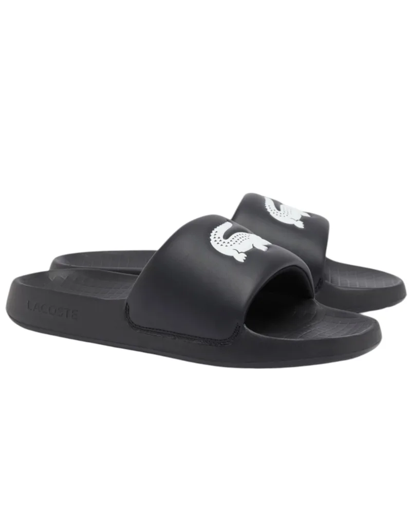 Lacoste Serve Sliders 1.0 Ανδρικές Παντόφλες 49CMA0021-312 Black Μαύρο