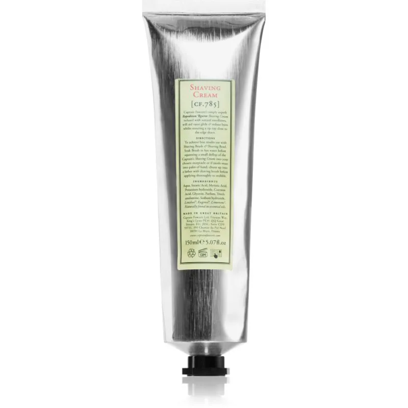 Captain Fawcett Expedition Reserve κρέμα ξυρίσματος για άντρες 150 ml