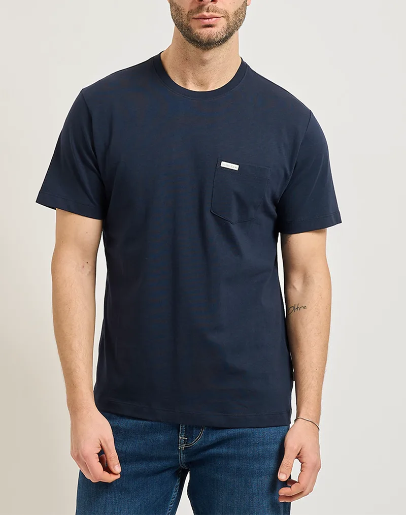 GUESS JEANS GJ SS CN REG PKT TEE ΜΠΛΟΥΖΑ ΑΝΔΡΙΚΟ M5RI74K8FQ4-A71W DarkBlue