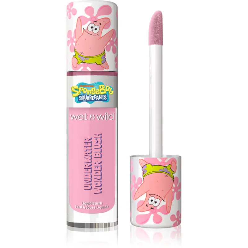 Wet n Wild SpongeBob SquarePants Underwater Wonder Blush υγρό ρουζ απόχρωση Rock Star 6.5 ml