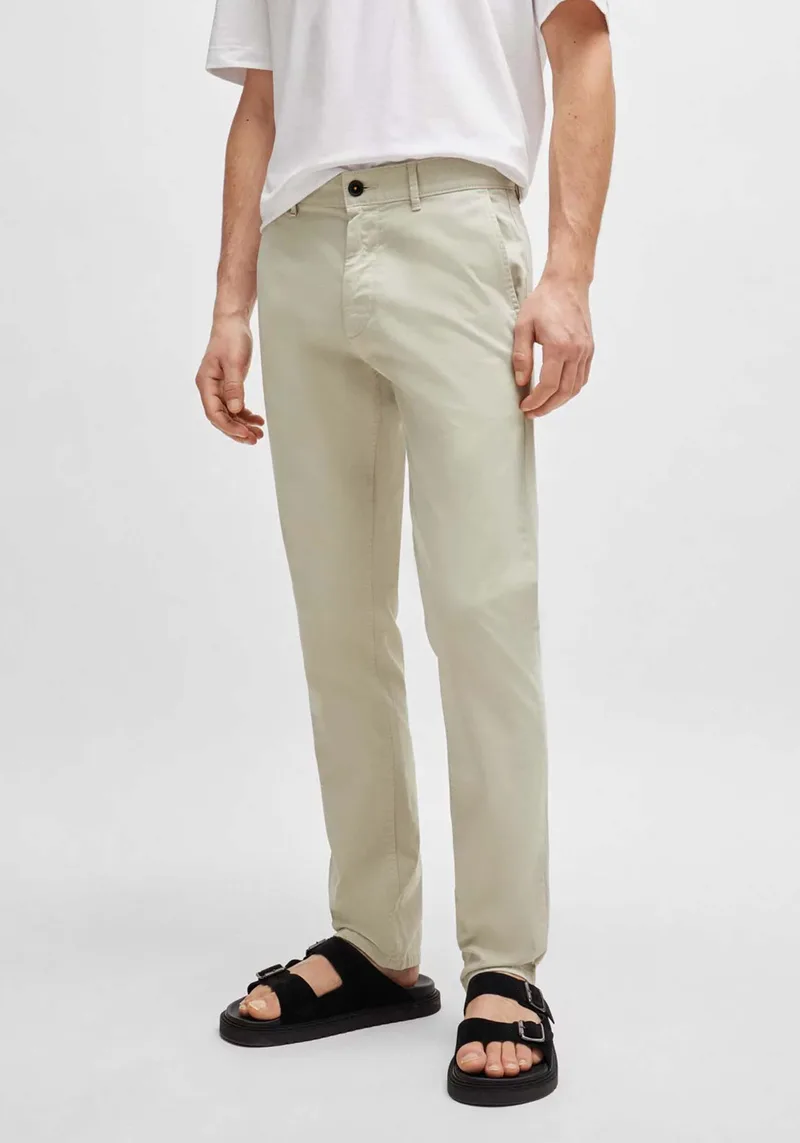 BOSS Υφασμάτινο Παντελόνι της σειράς Chino - 50510933 271 Light Μπεζ