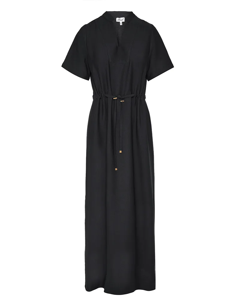 FOREL Φόρεμα 082.50.01.042-Μαύρο Black