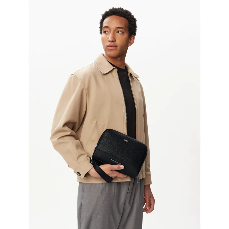 Τσαντάκι Tommy Hilfiger Th Central Pouch AM0AM14484 Μαύρο