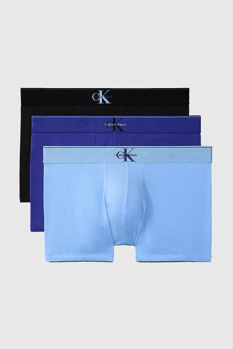 Calvin Klein ανδρικά μποξεράκια Graphic Monogram Cotton Stretch (Συσκ. 3 τεμαχίων)-LV00NB4472-TI8
