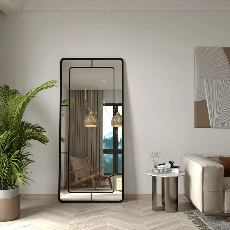 Καθρέπτης Δαπέδου Edgea - Black 985Etr1108 (80x180 cm)