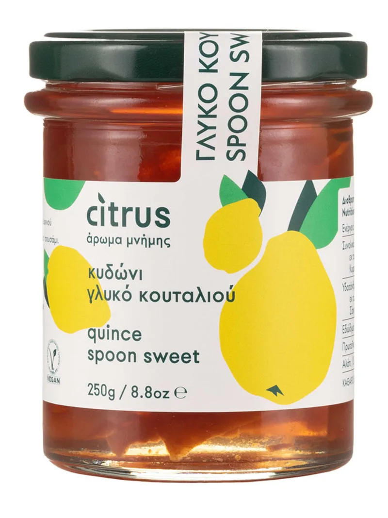 Παραδοσιακό γλυκό κουταλιού κυδώνι, Χίου "Citrus" 250g>
