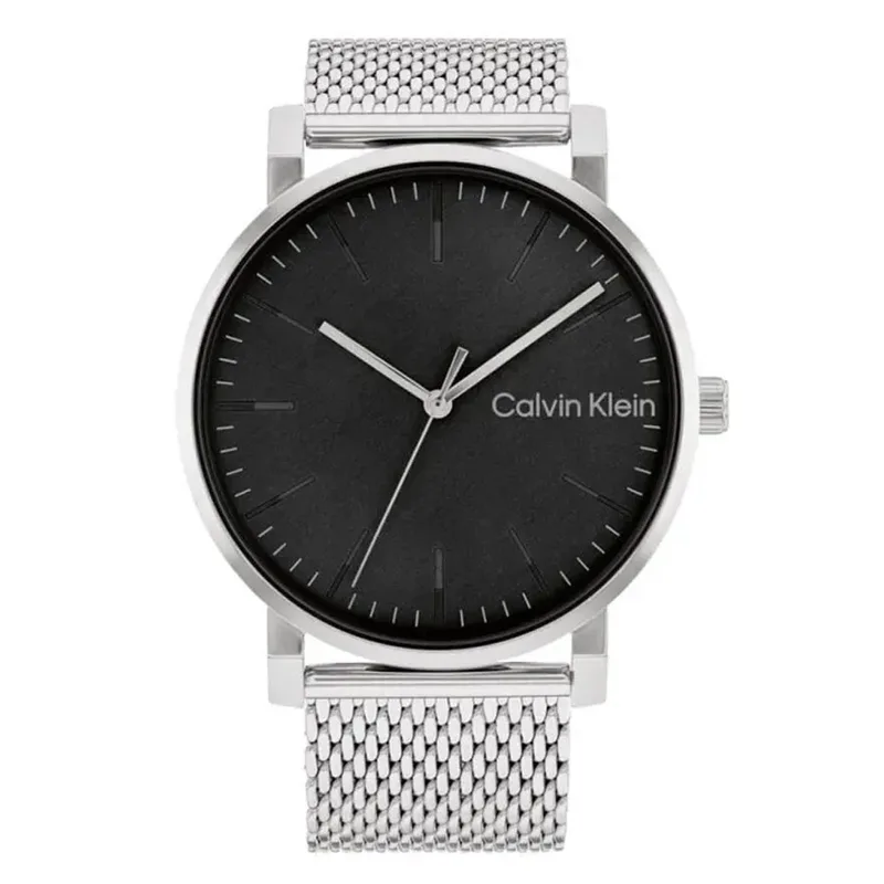 CALVIN KLEIN Slate Silver Case with Stainless Steel 25200260