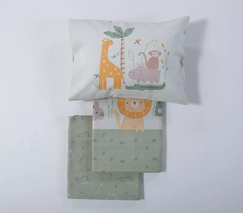 Βρεφικό Σεντόνι Κούνιας (Σετ) Nef-Nef Homeware Savana Green