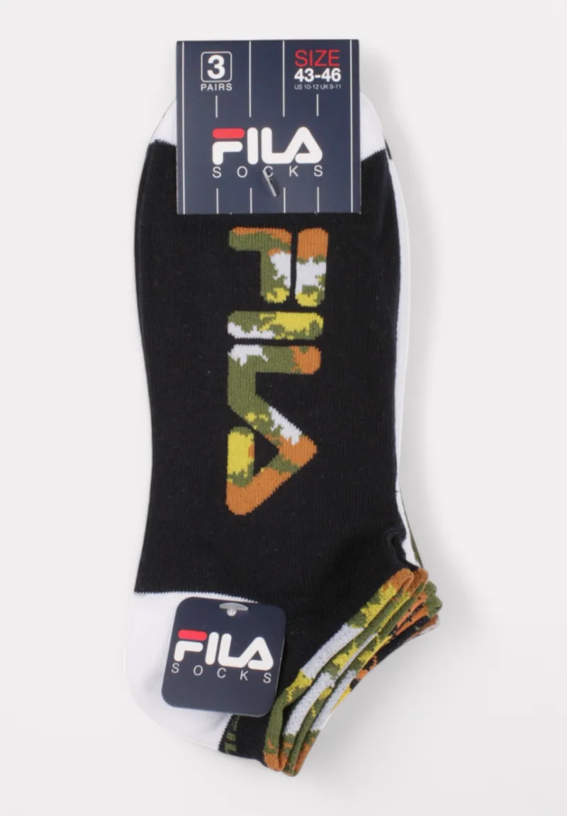 Fila Invisible Socks Military Navy F2529-850-Πολύχρωμο