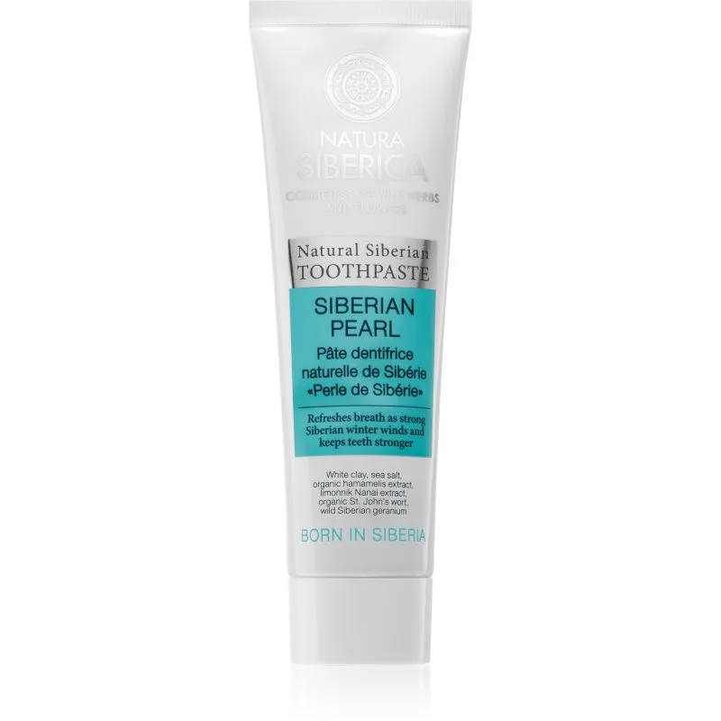 Natura Siberica Natural Siberian Siberian Pearl Λευκαντική οδοντόκρεμα για φρέσκια αναπνοή 100 γρ
