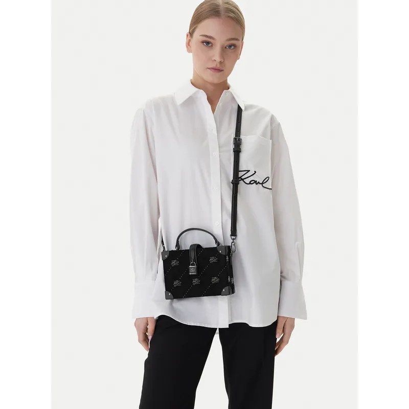 Τσάντα KARL LAGERFELD B1W30103 Μαύρο