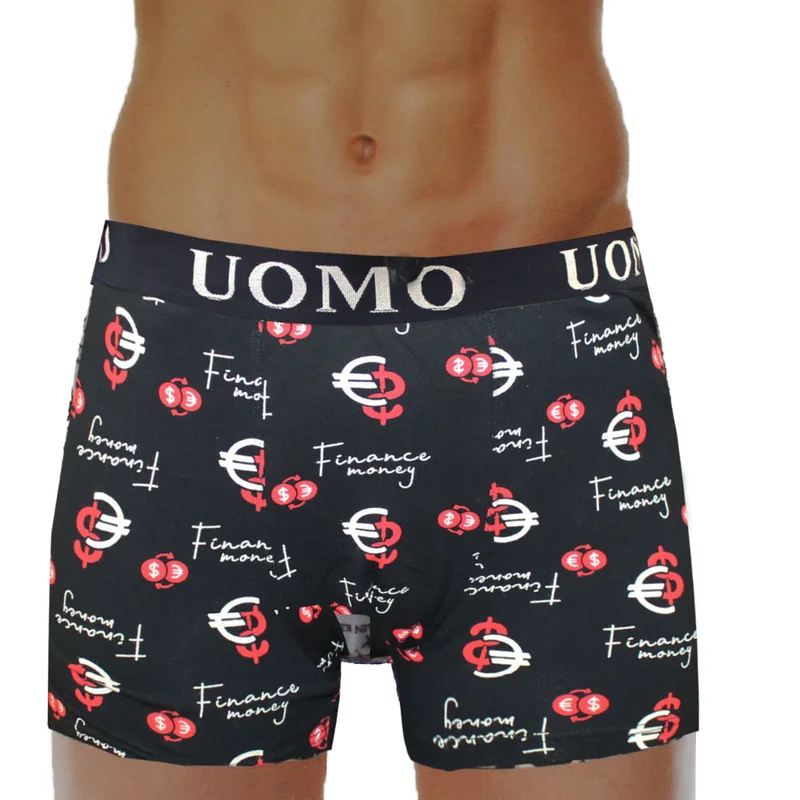 BOXER UOMO ΣΧΕΔΙΟ ΚΟΚΚΙΝΟ-XL