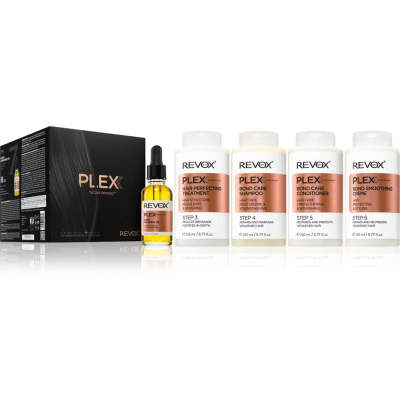 Revox B77 Plex Hair Rebuilding System Set for Salon & Home Σετ για κατεστραμμένα και βαμμένα μαλλιά 1 τμχ