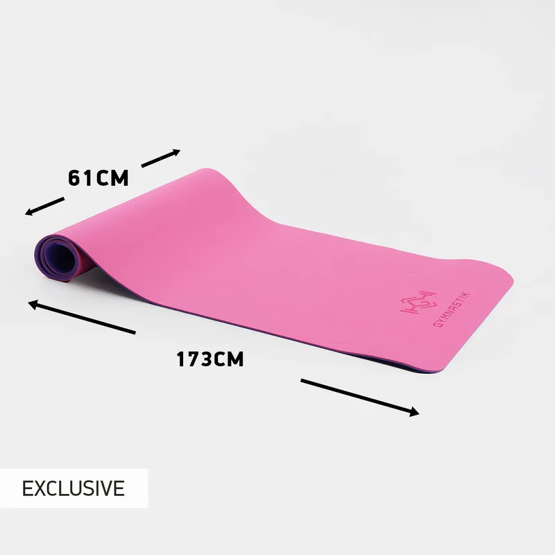 GYMNASTIK Double Color Στρώμα Yoga - Pilates 173 x 61 x 0.6 cm (9000091594_6751)