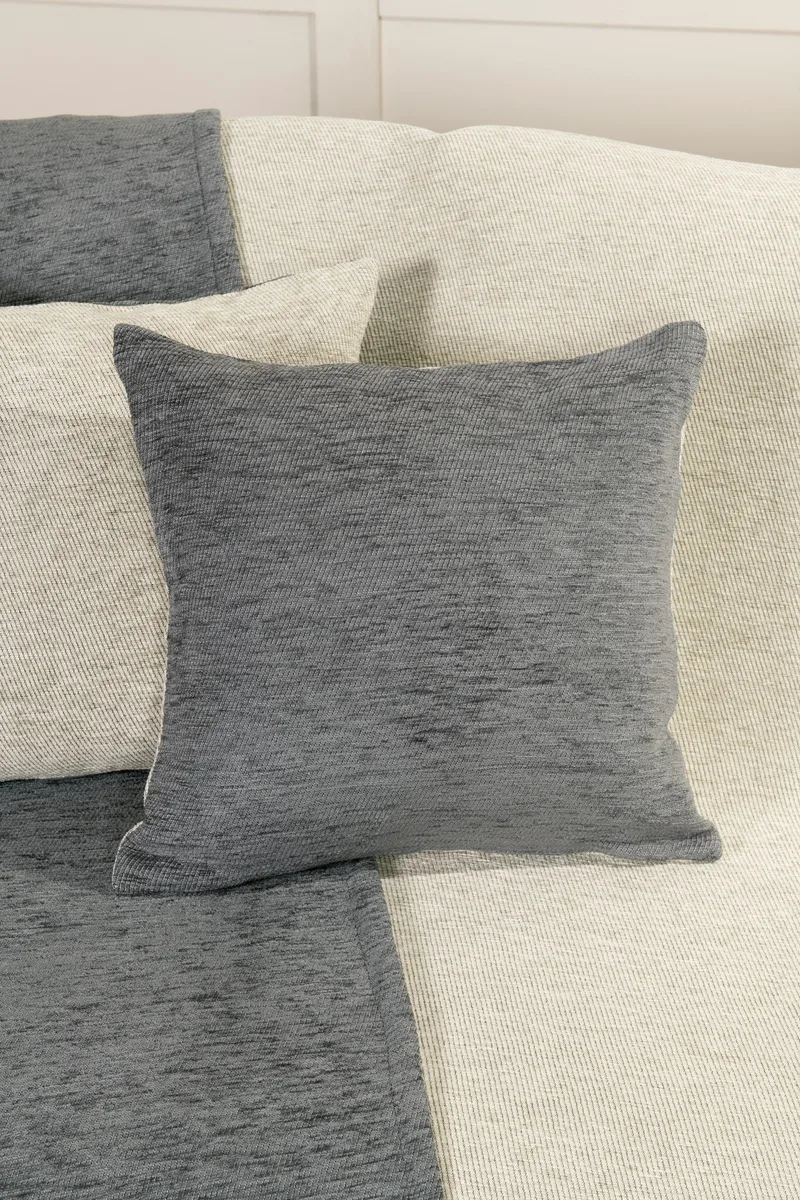 Μαξιλαροθήκη Διακόσμησης Nima Caldo Gray/Ivory 45x45