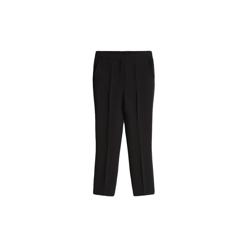Παντελόνια Tommy Hilfiger CREPE SLIM FIT PANTS WOMEN