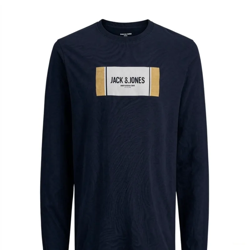 Jack & Jones "Hayato tee",μακό μπλούζα με μεταξοτυπία - Sky Captain