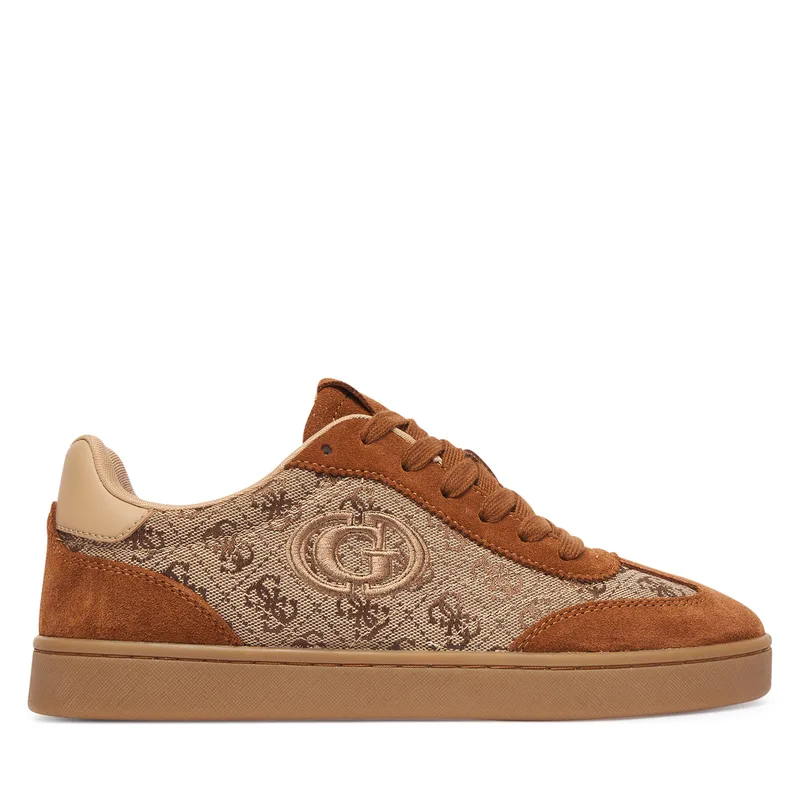 Αθλητικά Guess FLTJAC LEA12 Καφέ