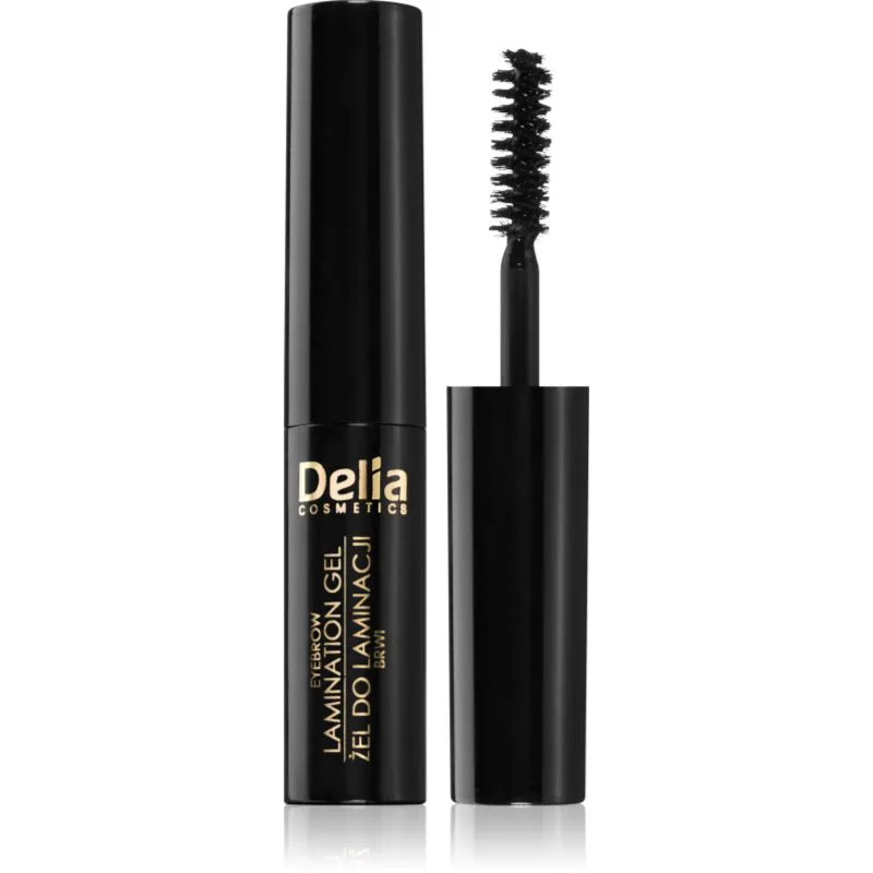 Delia Cosmetics Eyebrow Expert τζελ για τα φρύδια απόχρωση 1.0 Black 4 ml
