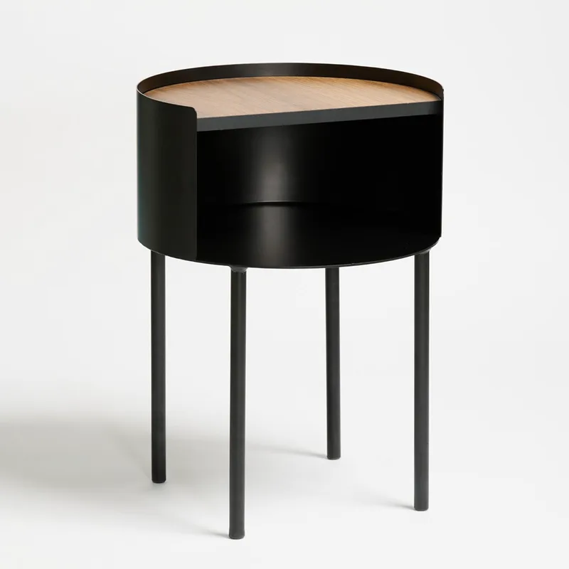Βοηθητικό Τραπεζάκι Espen - Black 438Ctf1101 (40x56x40 cm)