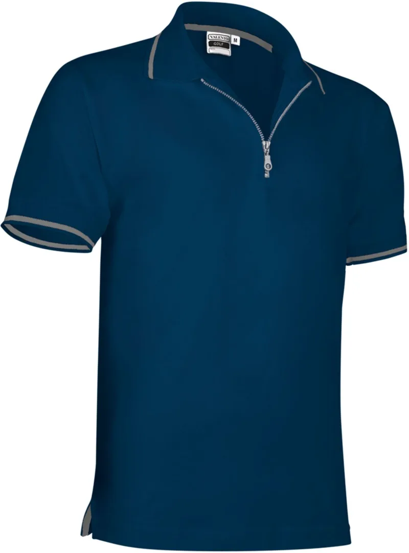 Κοντομάνικο Polo Shirt GOLF Valento POVAGOLMR Orion Navy Blue-Cement Grey