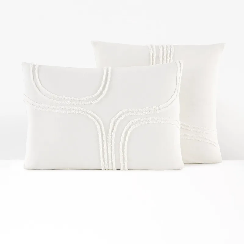 Βαμβακερή μαξιλαροθήκη με tufted σχέδιο 50x70 cm