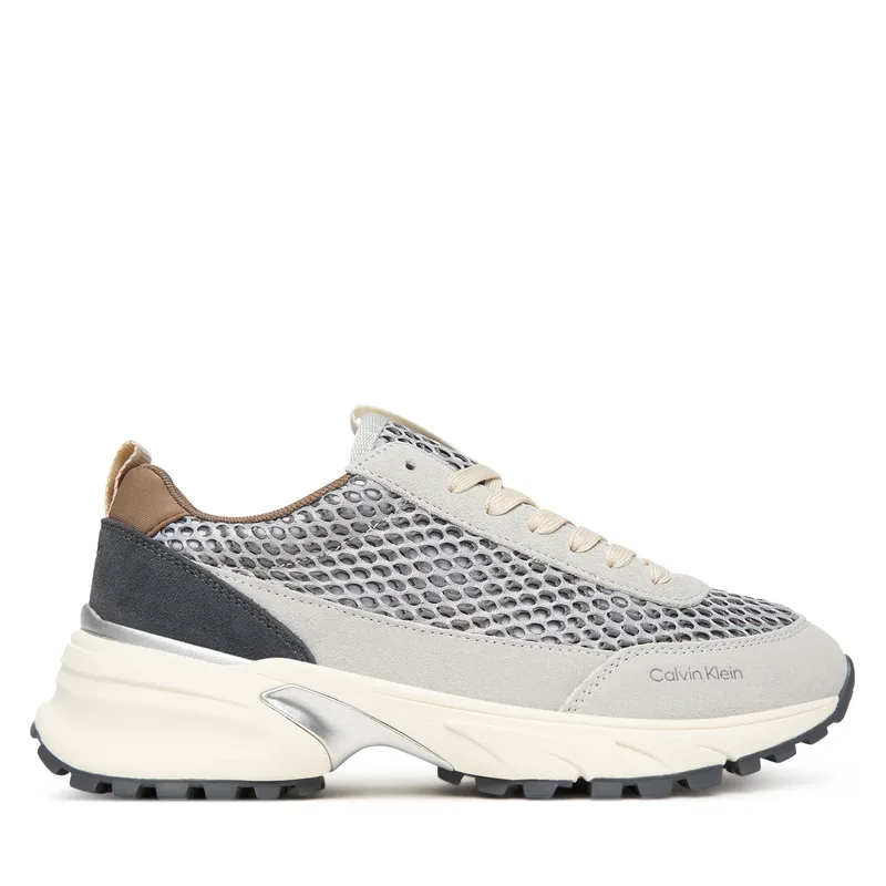 Αθλητικά Calvin Klein Hike Runner Lace Up Techmix YW0YW02030 Μπεζ