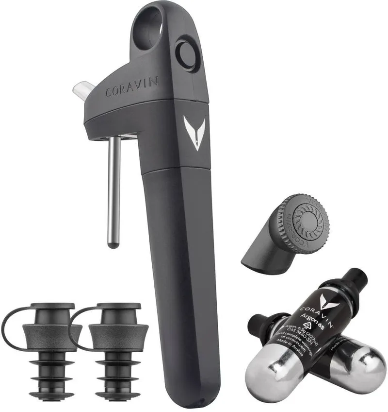 ΣΥΣΤΗΜΑ ΣΕΡΒΙΡΙΣΜΑΤΟΣ CORAVIN PIVOT PLUS ΜΑΥΡΟ