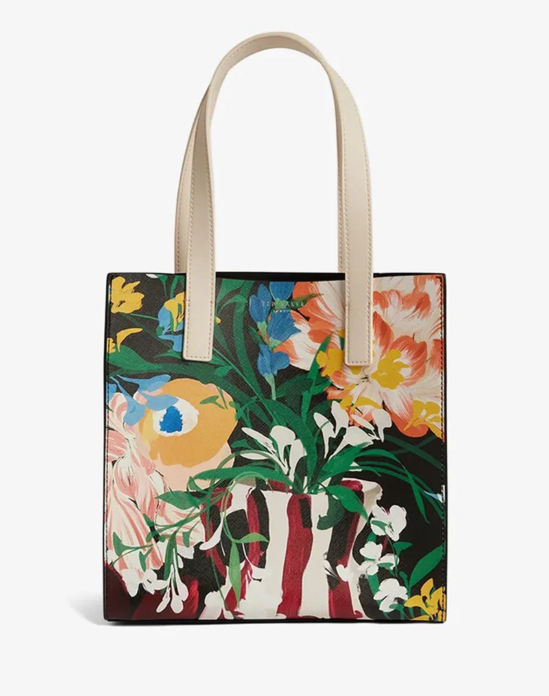 TED BAKER BOUCONI Floral Bouquet Printed Small Icon Bag 284100-multicol Multi