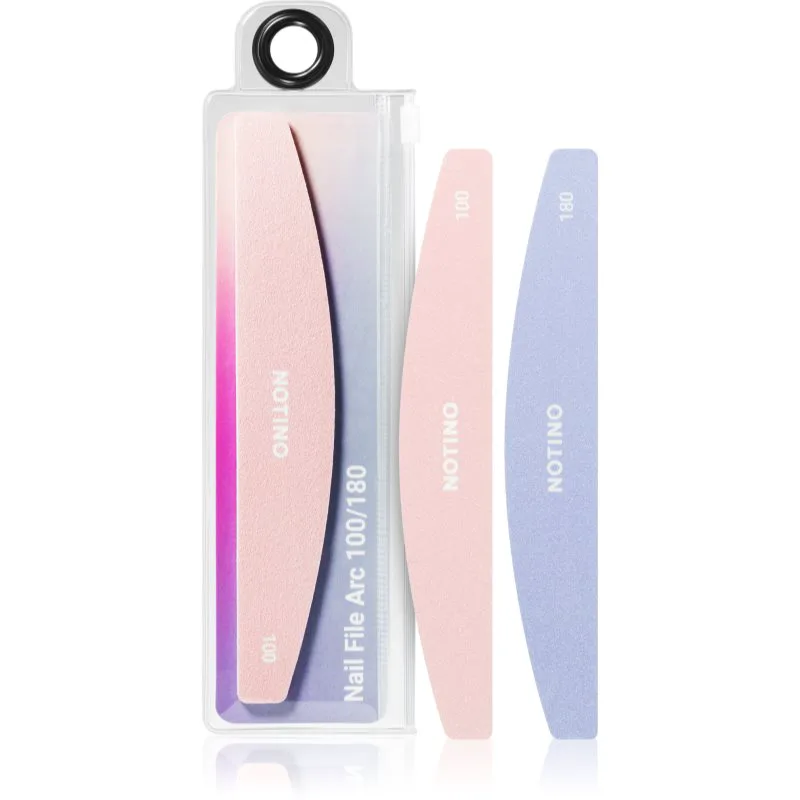 Notino Nail Tools Nail File Arc κλασική λίμα νυχιών δύο όψεων 100/180 1 τμχ