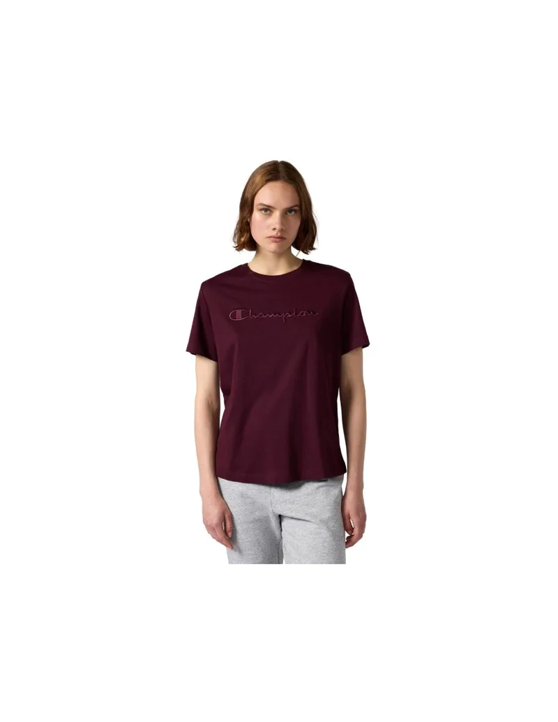 Champion SS Tee Burgundy Women's TShirt 118382 RS522