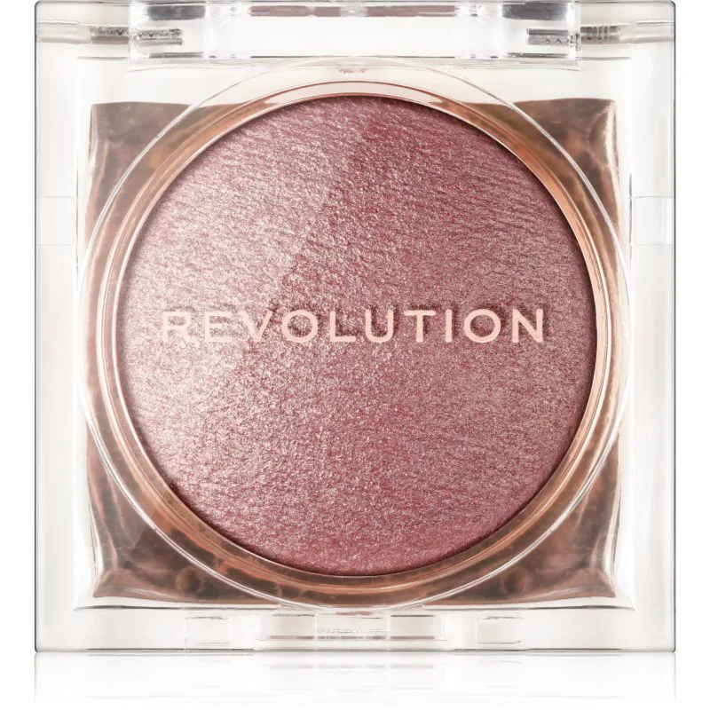 Revolution Beam Bright συμπαγής πούδρα λάμψης απόχρωση Ροζ Seduction 2.45 γρ