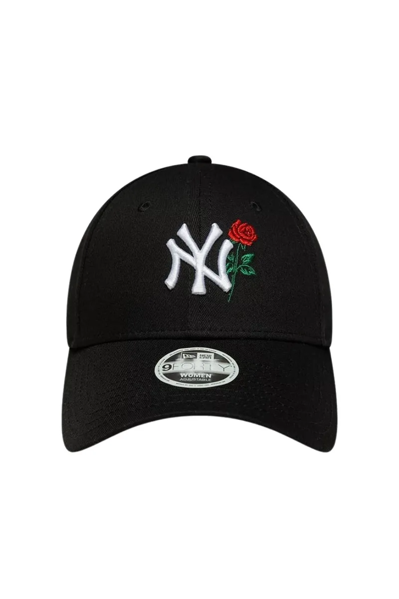 NEW ERA Καπέλα WMNS FLOWER ICON 9FORTY NEYYAN - BLACK-60915752-BLACK