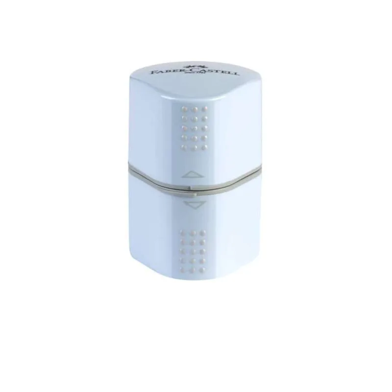 838746 Ξύστρα Faber Castell Grip Τριπλή Sky Blue