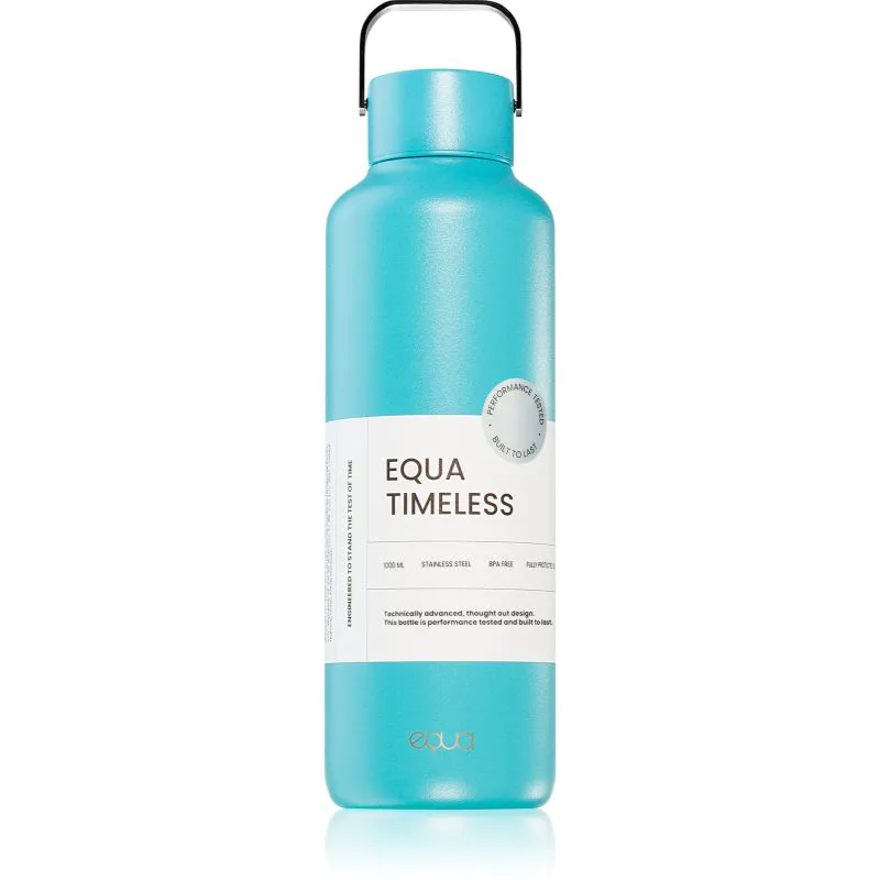 Equa Timeless μπουκάλι νερού από ανοξείδωτο ατσάλι χρώμα Wave 1000 ml