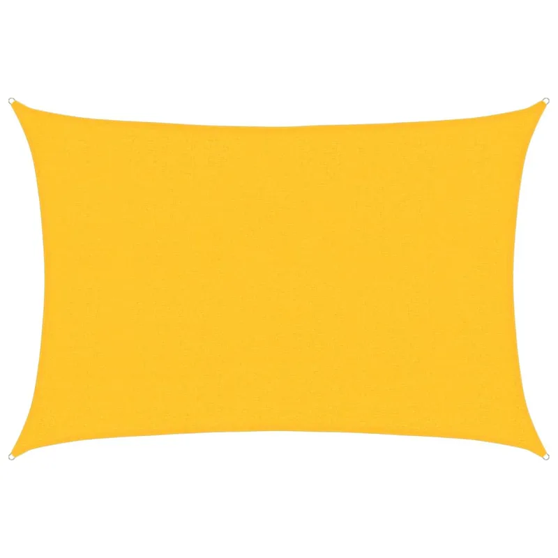 vidaXL Πανί Σκίασης Κίτρινο 2,5 x 3,5 μ. 160 γρ./μ² από HDPE