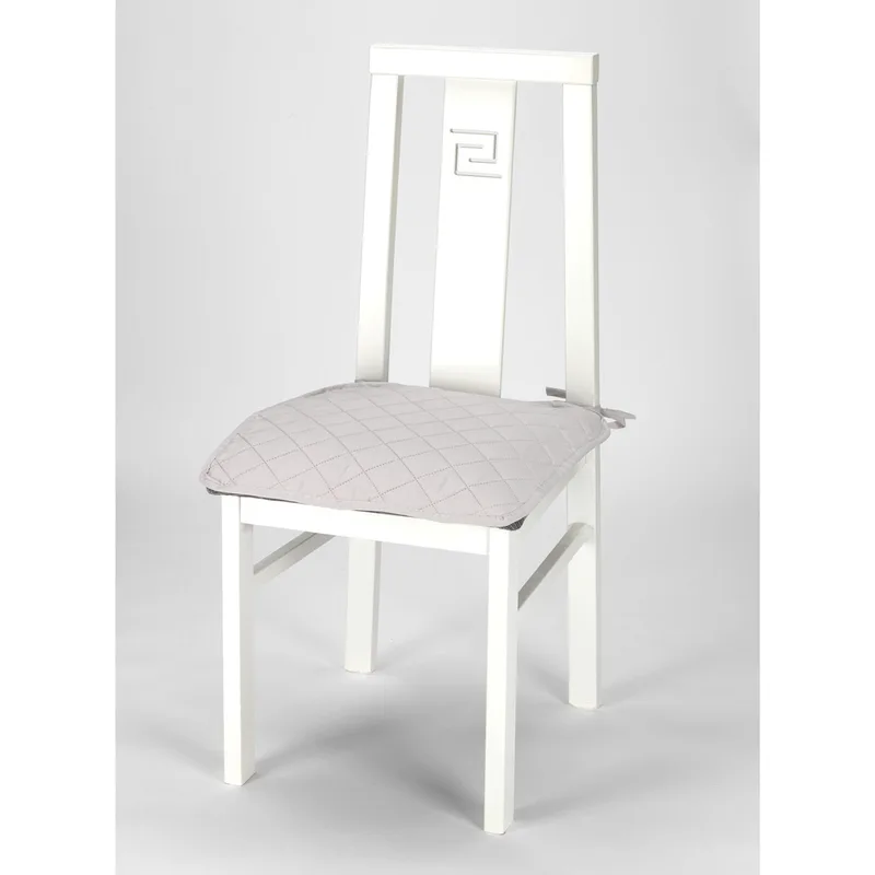 Σετ (6 Τμχ) Καλύμματα-Καπάκια Καρέκλας Universal Quilt - C/1 Ιβουάρ -10+ Χρώματα Διαθέσιμα-Καλύμματα Σαλονιού