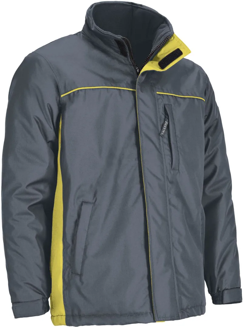 Μπουφάν Parka THUNDER Valento PKVATHUGA Cement Grey-Lemon Yellow