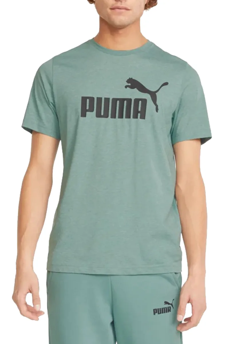 Μπλούζα Κοντομάνικη Puma Ess Heather 586736-50 Ανδρικό