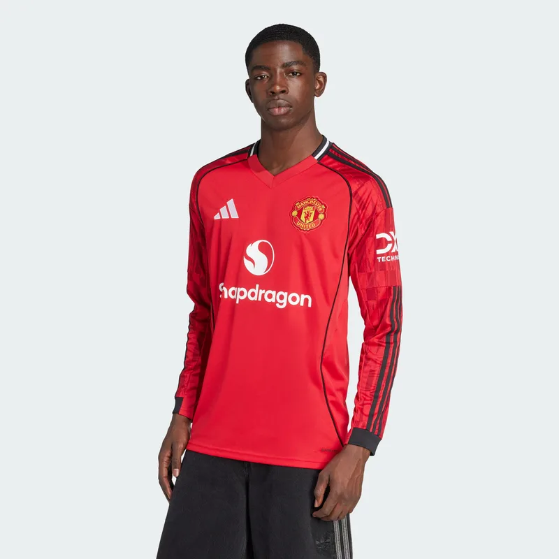 adidas Manchester United FC 2025/26 Home Ανδρική Ποδοσφαιρική Φανέλα (9000237159_70686)