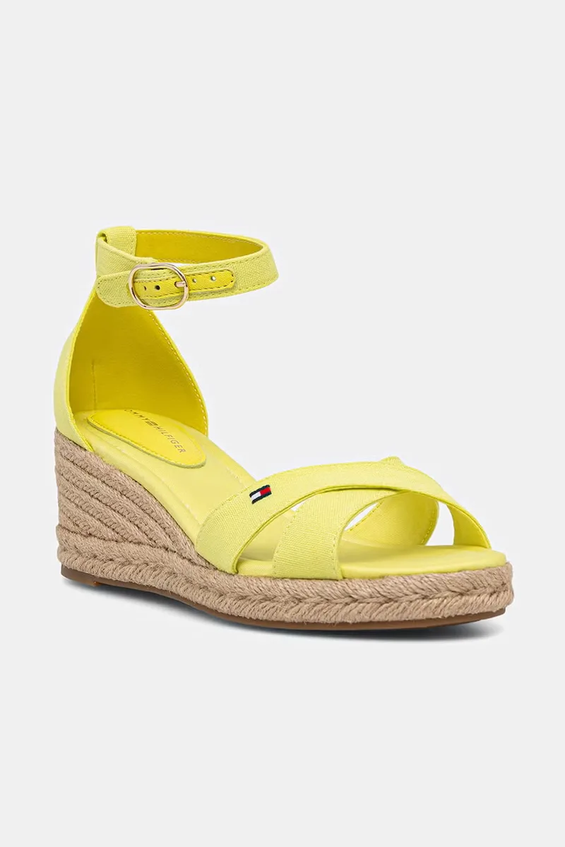 Tommy Hilfiger σανδάλια σε σφήνα MID WEDGE ESPAD X CROSS