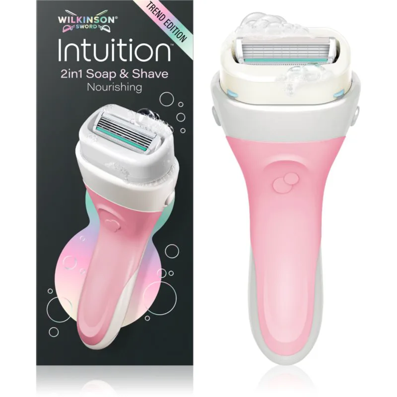 Wilkinson Sword Intuition 2in1 Soap & Shave Nourishing γυναικεία ξυριστική μηχανή