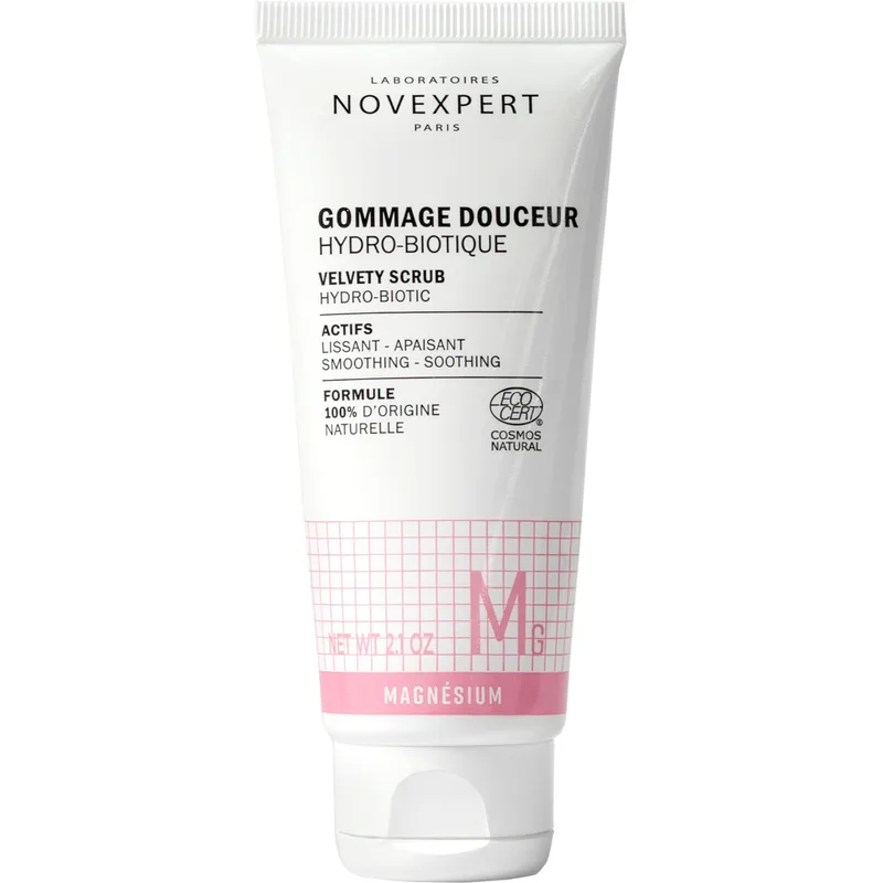 Novexpert Hydro-Biotic Velvety Scrub Απαλό Scrub για Ευαίσθητες Επιδερμίδες για Πρόσωπο & Χείλη 60ml