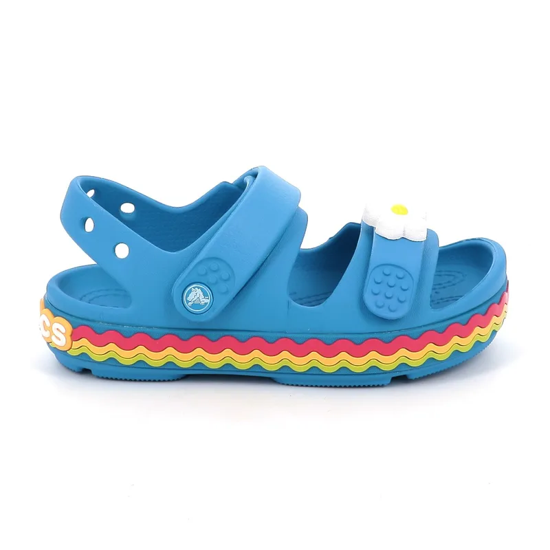 Παιδικό Πέδιλο για Κορίτσι Crocs Crocband Cruise Ricrac Sandal K Χρώματος Μπλε 211028-4WG