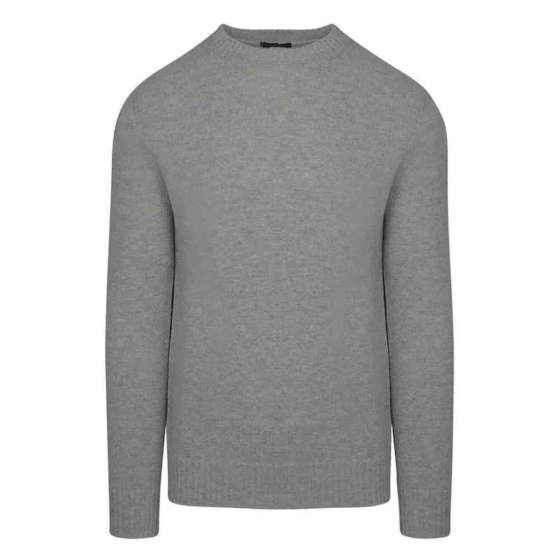 Prince Oliver Πουλόβερ Γκρι (Modern Fit) New Arrival