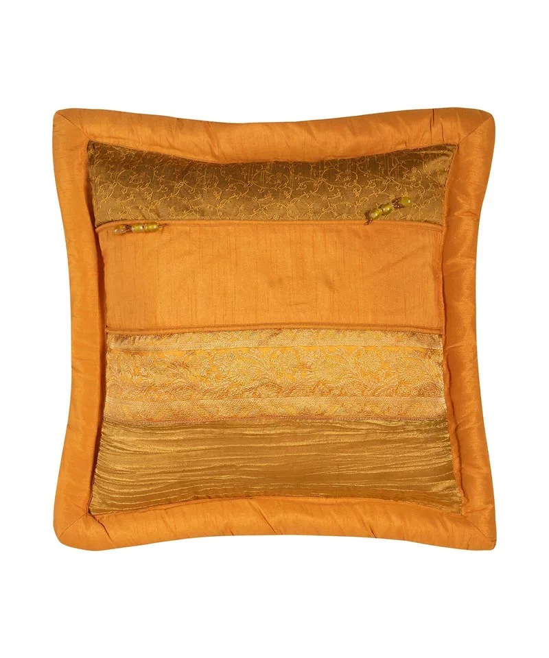 Μαξιλαροθήκη Διακόσμησης Silk Fashion Δάκρυ Χρυσό 45x45